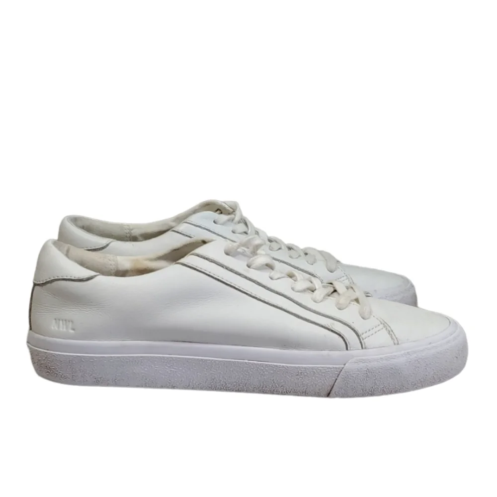 Madewell Unisex Leather Comfort Sneakers shoes sz W 8 M 6.5